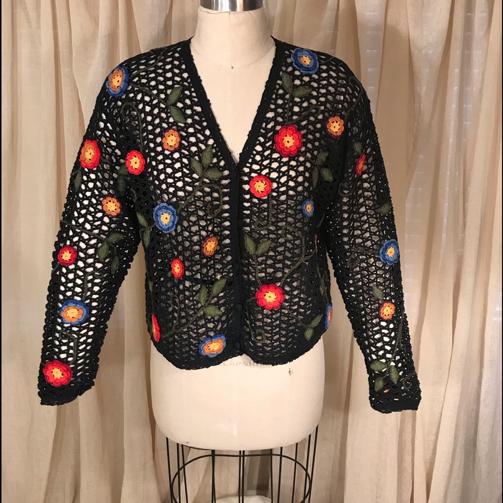 Hand knit Peruvian sweater